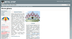 Desktop Screenshot of metal-stop.pl